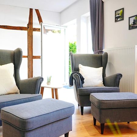 Altstadt Apartment II - Terrasse- Waschmaschine- Parkplatz 볼프스부르크 외부 사진