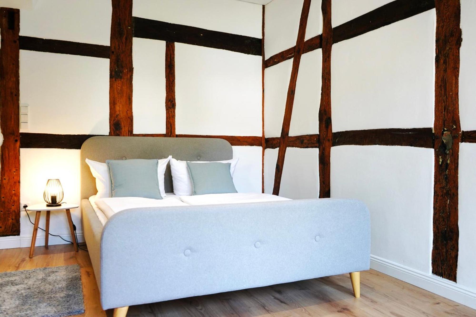 Altstadt Apartment II - Terrasse- Waschmaschine- Parkplatz 볼프스부르크 외부 사진