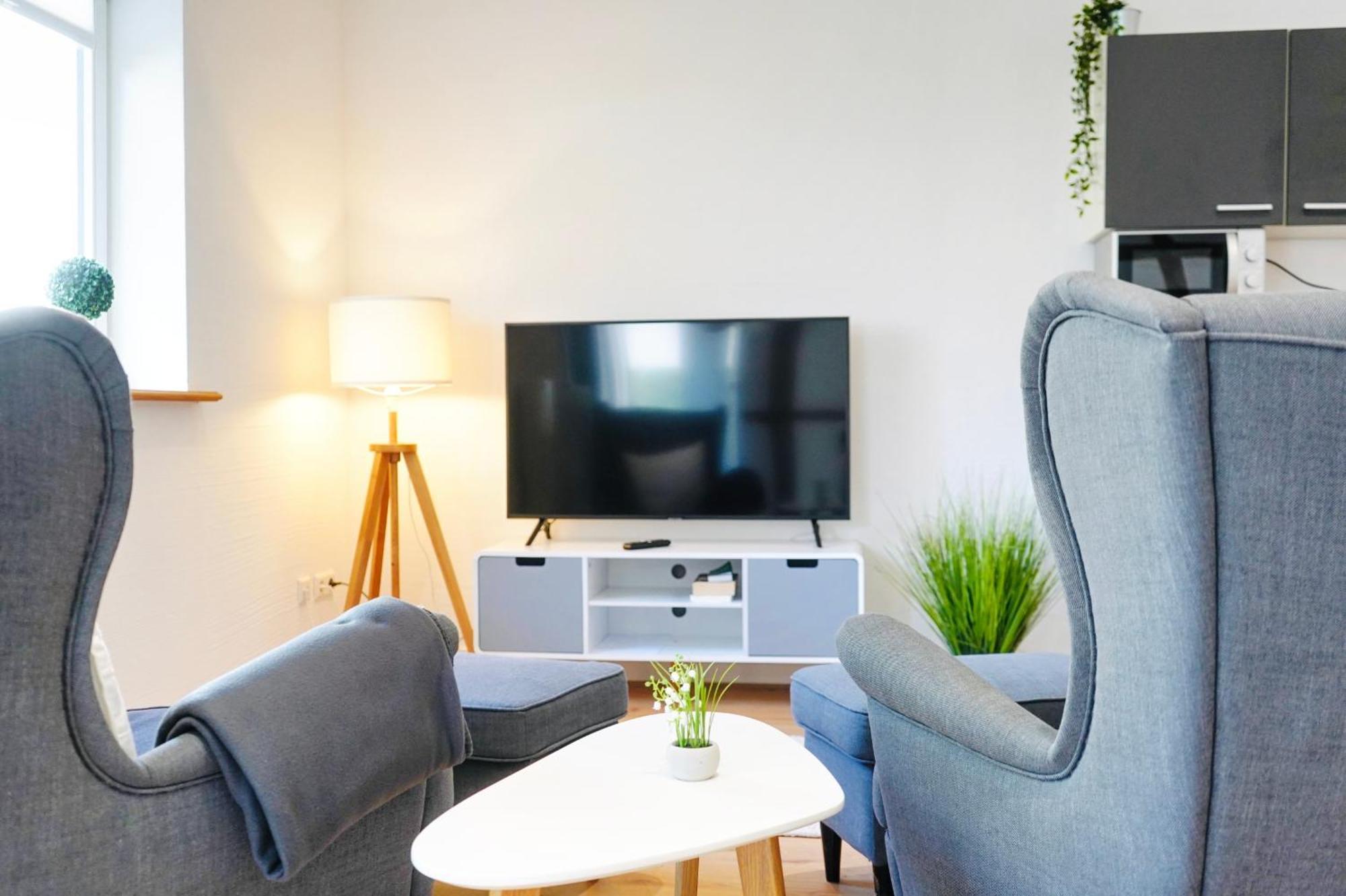 Altstadt Apartment II - Terrasse- Waschmaschine- Parkplatz 볼프스부르크 외부 사진
