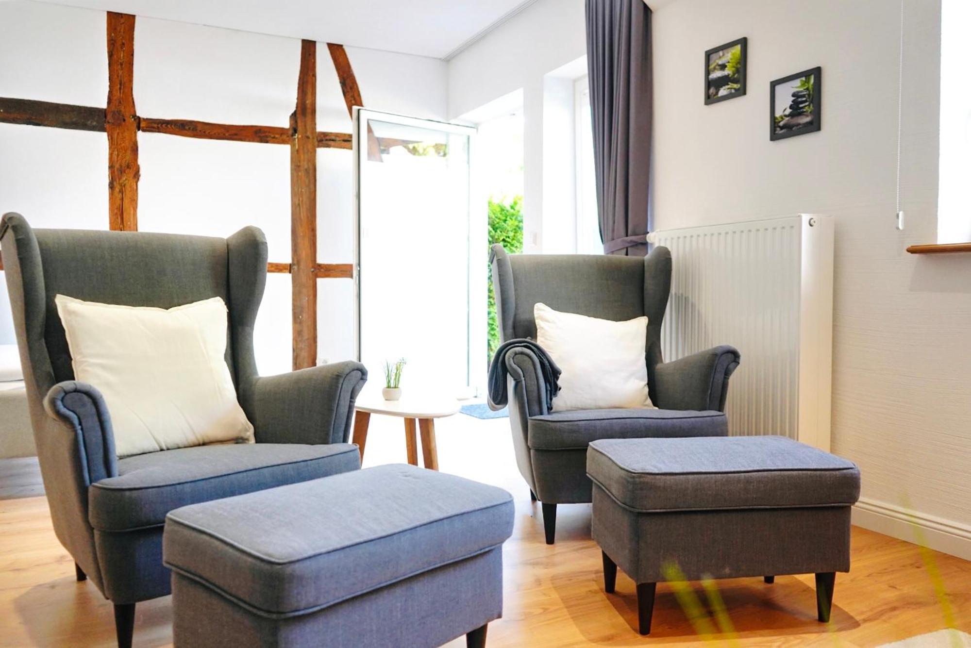 Altstadt Apartment II - Terrasse- Waschmaschine- Parkplatz 볼프스부르크 외부 사진