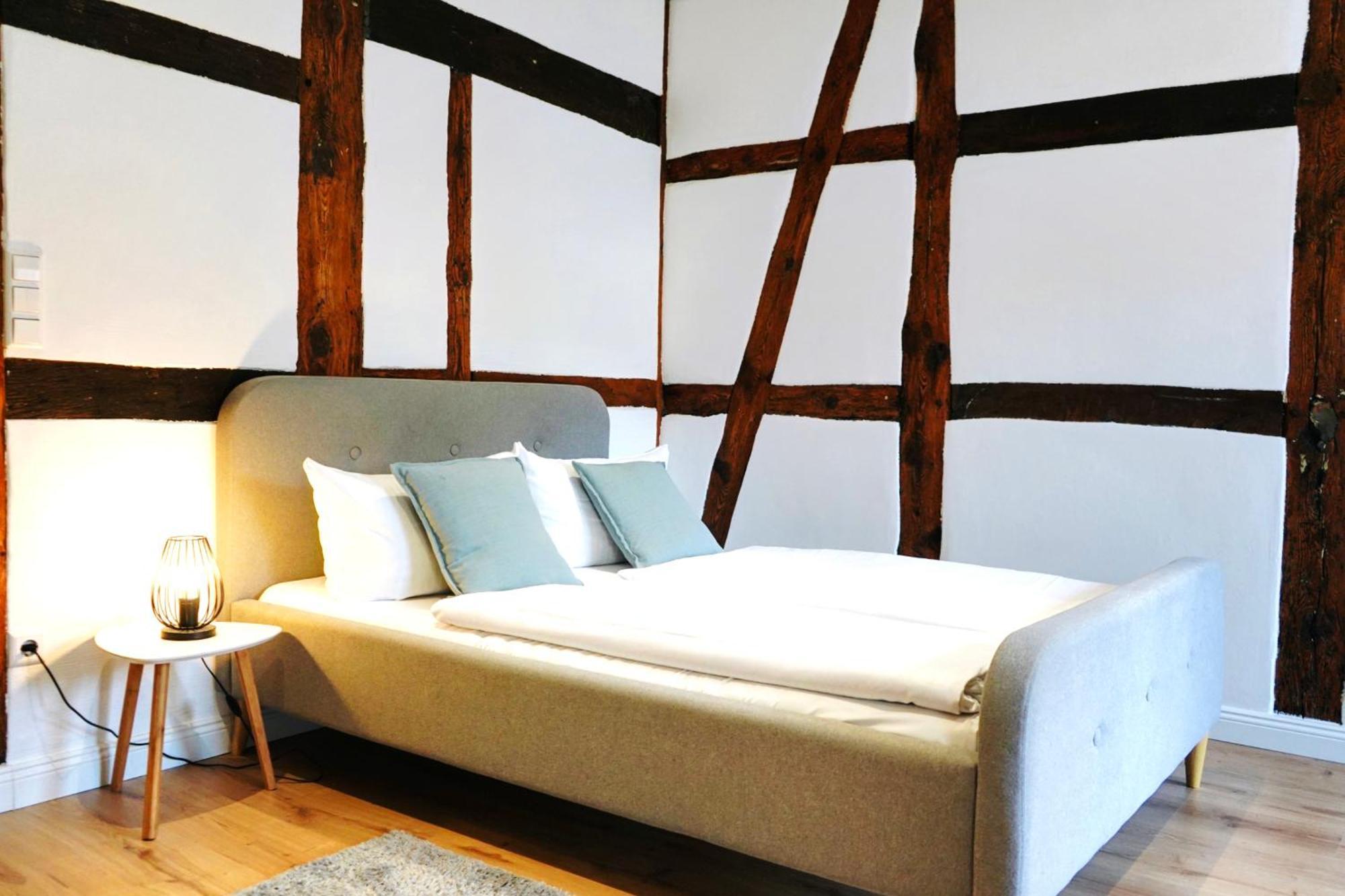 Altstadt Apartment II - Terrasse- Waschmaschine- Parkplatz 볼프스부르크 외부 사진
